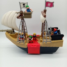 Vintage RedBox Pirate Ship With 5 Figures