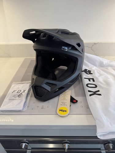 Fox rampage matte black - black, helmet