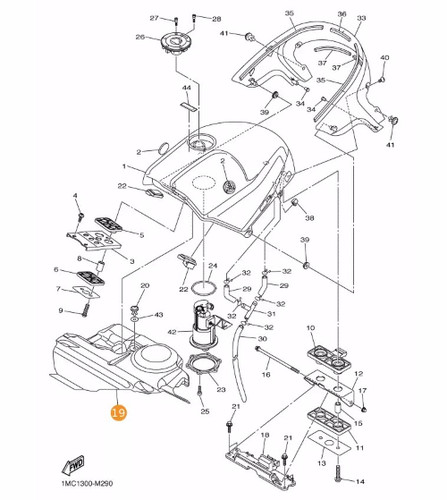 Yamaha fjr 1300a insulator - yamaha,