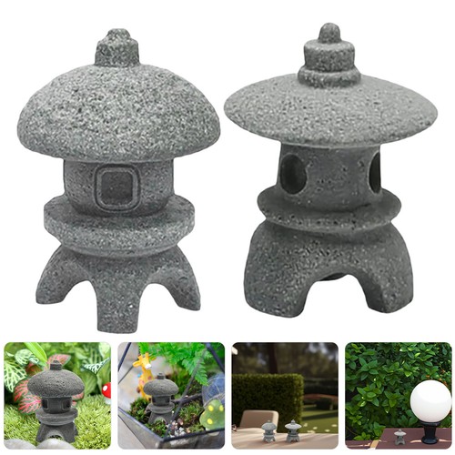 2pcs realistic japanese - 2pcs, pagoda