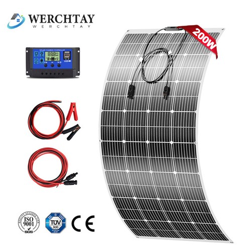 200w flexible solar panel kit - 200w,
