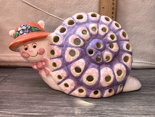 Vintage piggery pottery snail - vintage,
