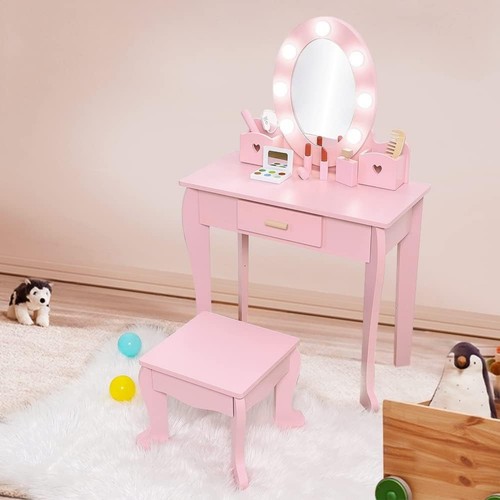 Wooden girls vanity - girls,