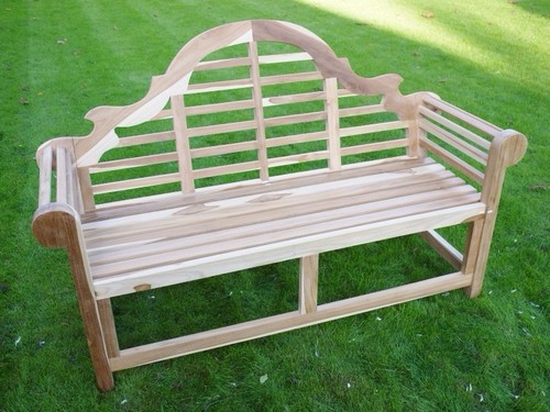Lutyens style teak wood garden - style,