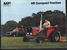 Massey-Ferguson 205, 210, 220 Compact Tractors Brochure Leaflet
