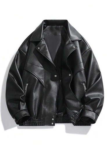 Oversized black cowhide - black,