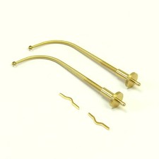 Aeronaut Brass Davits With Swivel Base and Cleat