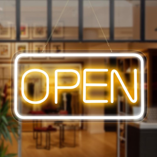Rdutuok led neon open signs - open,