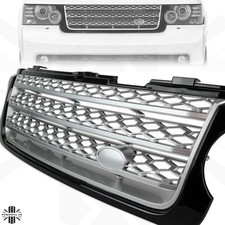 Black Silver Front grille for
