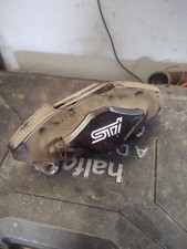 SUBARU IMPREZA STI HATCHBACK GRB REAR 2 POT BLACK BREMBO BRAKE CALIPER X1 N/S