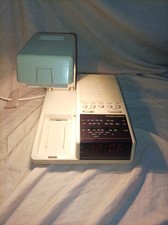 Vintage Morphy Richards CR327 Lamp Alarm Clock Radio Cream