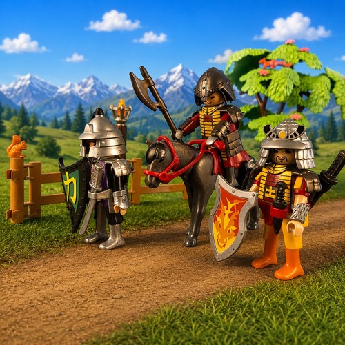 Playmobil samurai warriors - playmobil,