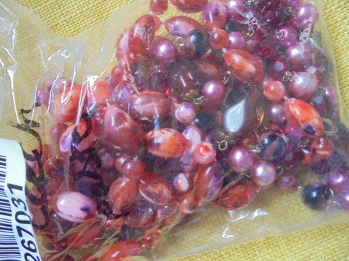 Gorgeous long pink glass