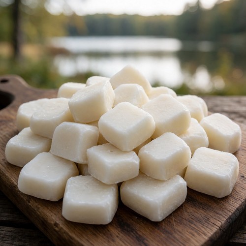 Goats milk white opaque - opaque, melt