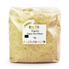 Organic Tiger Nut Flour 1kg  | BWFO | Free UK Mainland P&P