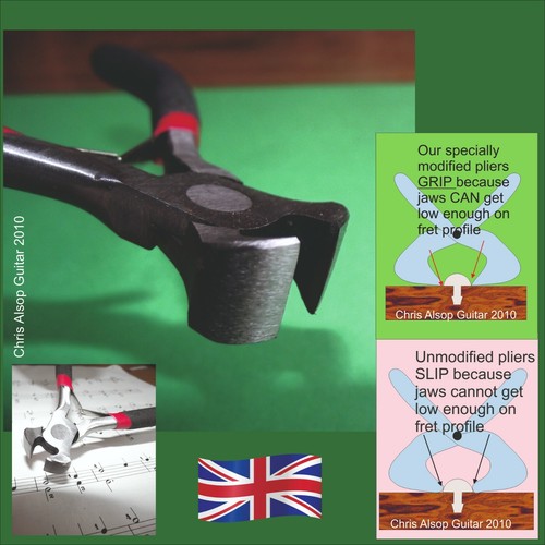 Fret pullers guitar tool - fret,