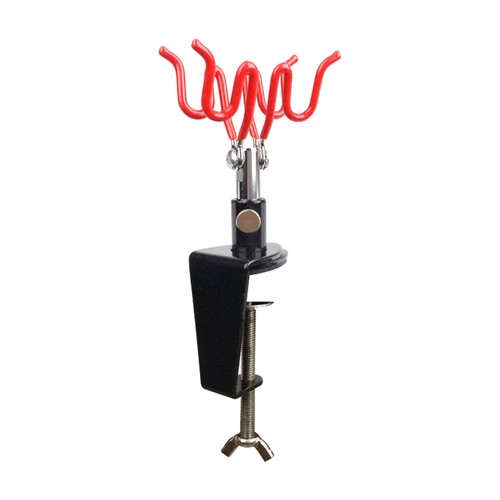 Dual airbrush holder with - holder,