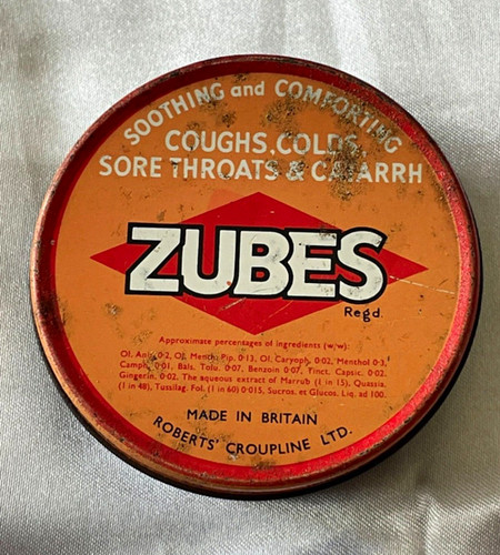 Vintage zubes cough cold sore - vintage,