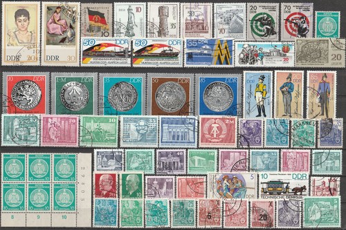 Lot stamps gdr - lot, east