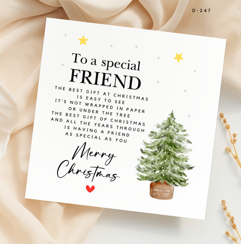 Christmas card for special - christmas,