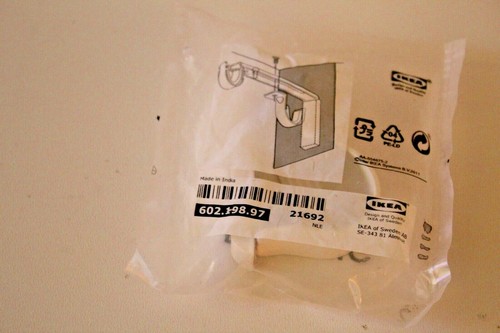 Curtain rod holder white - curtain, holder,