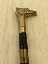 Vintage Brass Eagle Head
