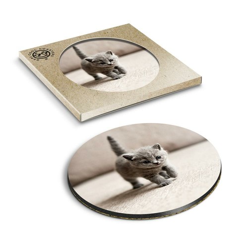 Boxed round coasters - boxed,