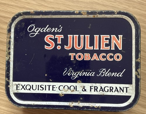 Tobacco tin vintage - tin,