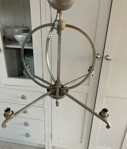 Art deco chandelier - art,