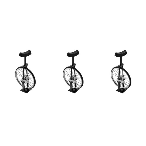 3pcs mini unicycle model - unicycle,