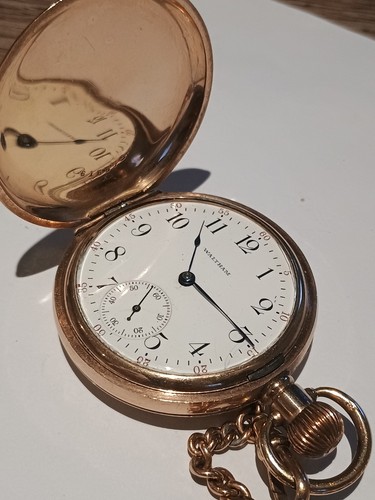 Waltham traveller gold plated - waltham,