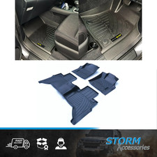Toyota Hilux 2016 - 2021 Double Cab Automatic 3d Tailored Mats Black - Mudblock