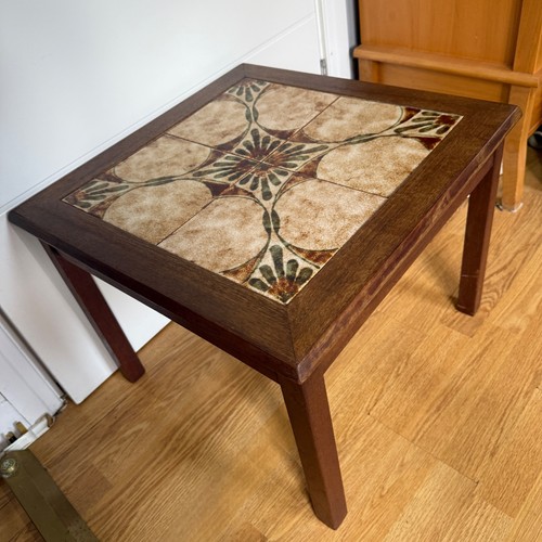 Vintage danish teak tile top - danish,