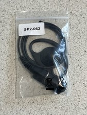 Listen only D shape earpiece for Sepura STP9000 / SC20 /SC21