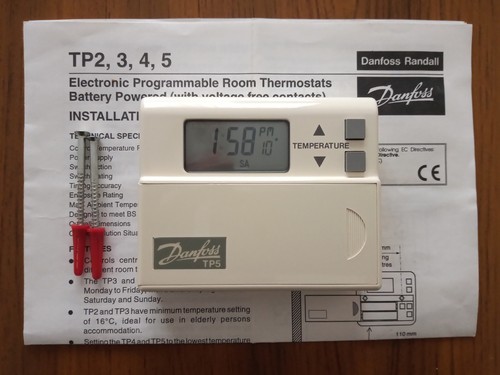 Danfoss tp5 programmable - danfoss, room