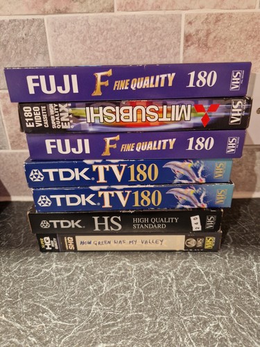 Vhs video tapes - tapes, some