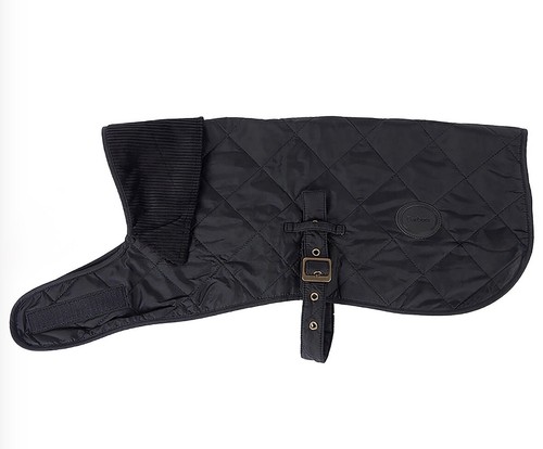 Barbour quilted dog - coat, black