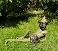 Large Solid Bronze Goblin