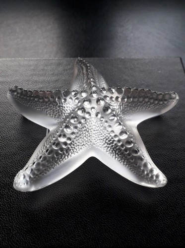 Lalique clear starfish - lalique, in