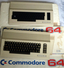2x Commodore 64C computer
