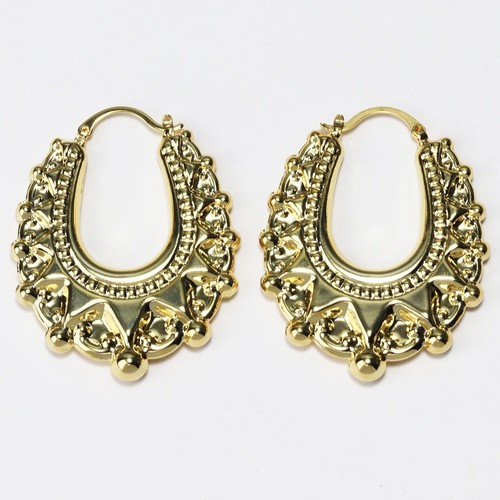 Gypsy style creole earrings - creole,