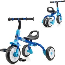 Switch Rider 5 in 1 Folding Balance Bike & Trike for Toddlers, Adjustable Bars