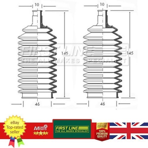 Steering bellow kit - steering, mg