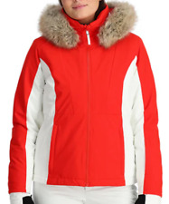 Spyder Vida Womens Stretch Ski Jacket in Volcano Red UK 12 was RRP £400