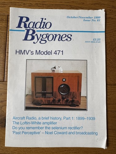 Vintage radio bygones issue - vintage, bygones,