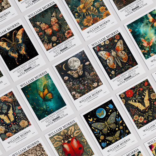 William morris insect prints - morris,