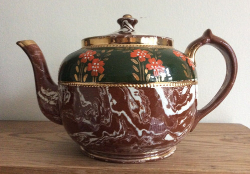 Rare marbled agate mocha ware - marbled,