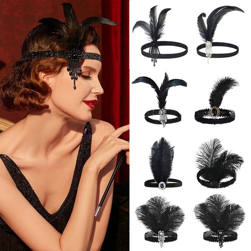 1920s gatsby feather - 1920s,