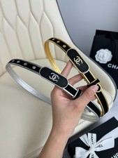 Chanel belt women authentic belt Size:75-110  Width:3.0cm/1.18in