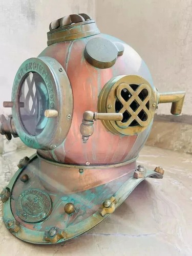 Diving helmet navy - helmet, mark